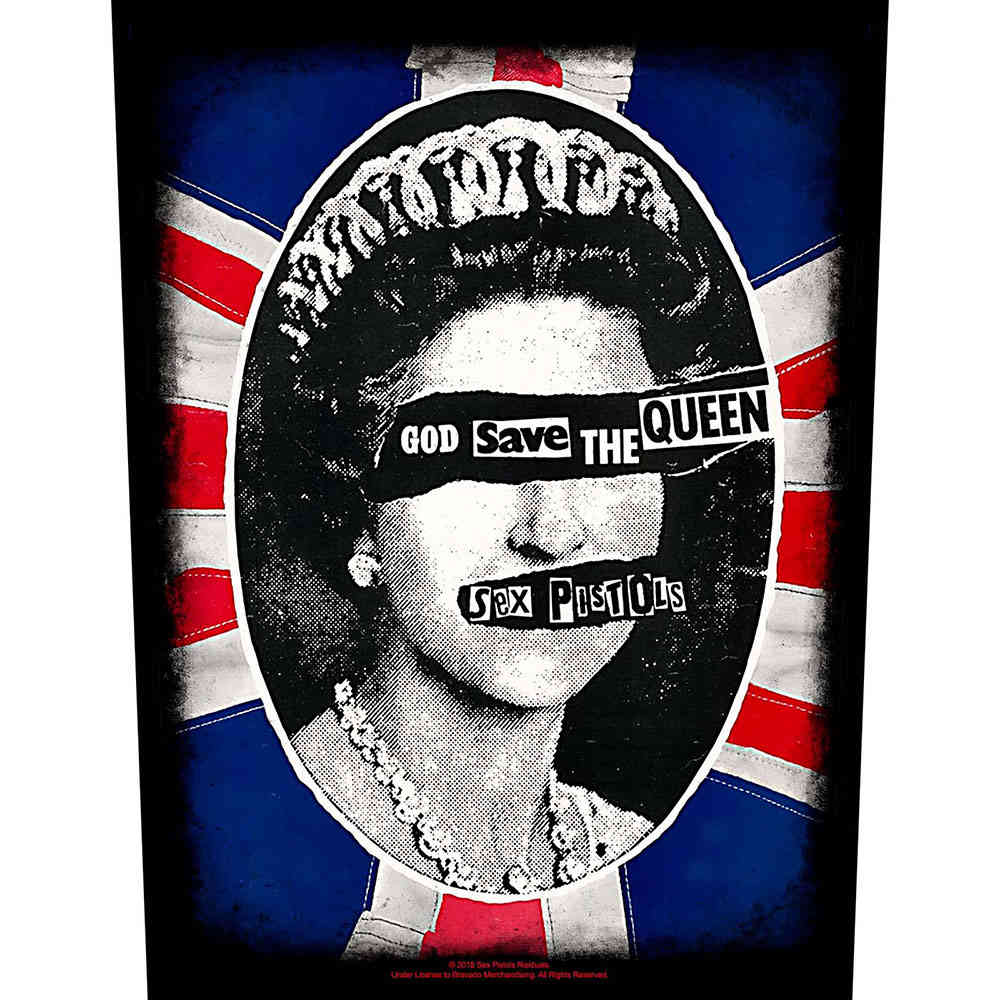Sex Pistols - God Save The Queen Rückenaufnäher - Mehrfarben